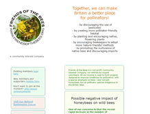 Tablet Screenshot of friendsofthebees.org